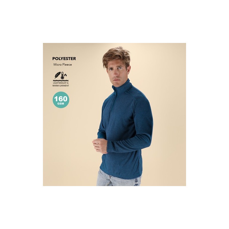Veste Polaire Unisexe Personnalisée en Fleece pas cher - Arsuk Matières : polyester Taille textile : XS Couleurs : bleu marine g