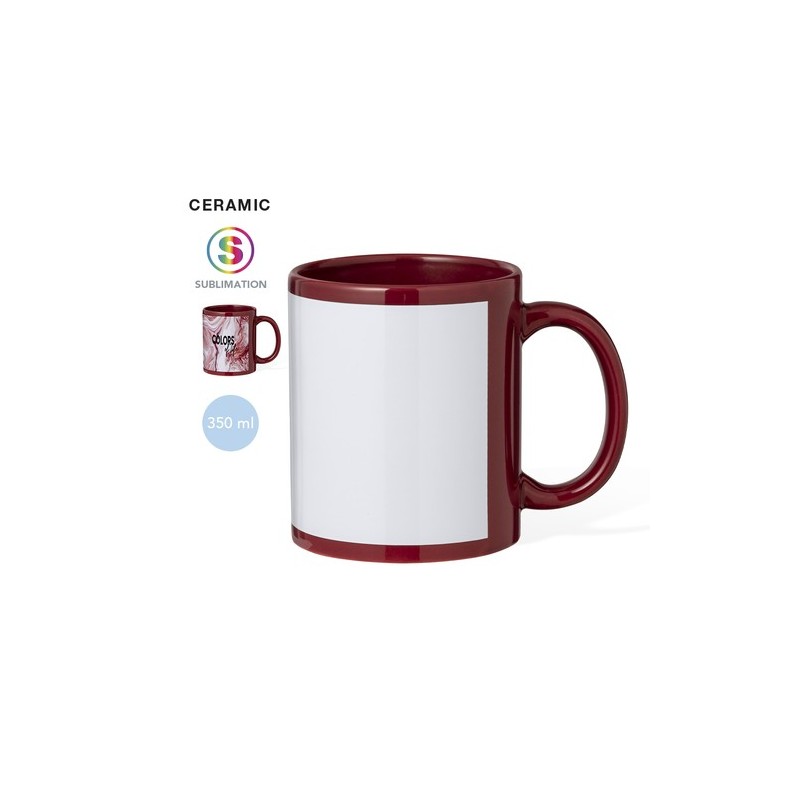 Tasse Unique de Sublimation Publicitaire Éco-responsable Orchix Matières : céramique Couleurs : noir marquage laser ultra précis