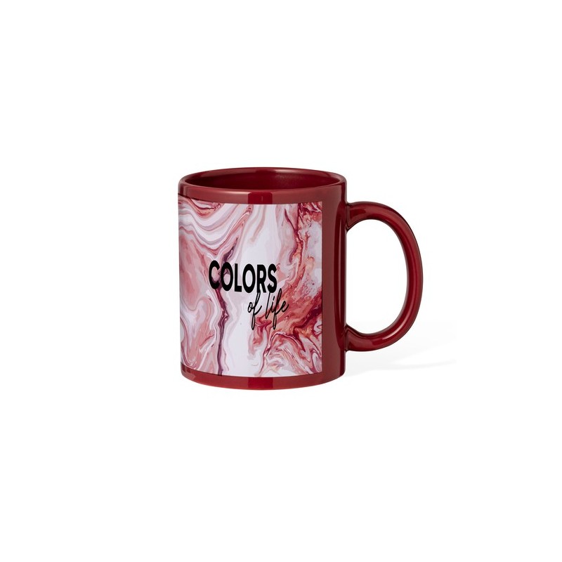 Tasse Unique de Sublimation Publicitaire Éco-responsable Orchix Matières : céramique Couleurs : noir goodies publicitaire durabl