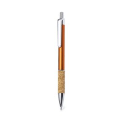 Stylo Bille Éco-responsable Personnalisable de Zenet Matières : liège Couleurs : bleu cadeau entreprise pas cher
