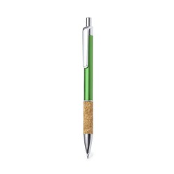 Stylo Bille Éco-responsable Personnalisable de Zenet Matières : liège Couleurs : bleu personnalisable avec votre logo