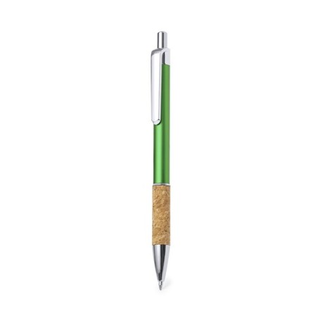 Stylo Bille Éco-responsable Personnalisable de Zenet Matières : liège Couleurs : bleu personnalisable avec votre logo