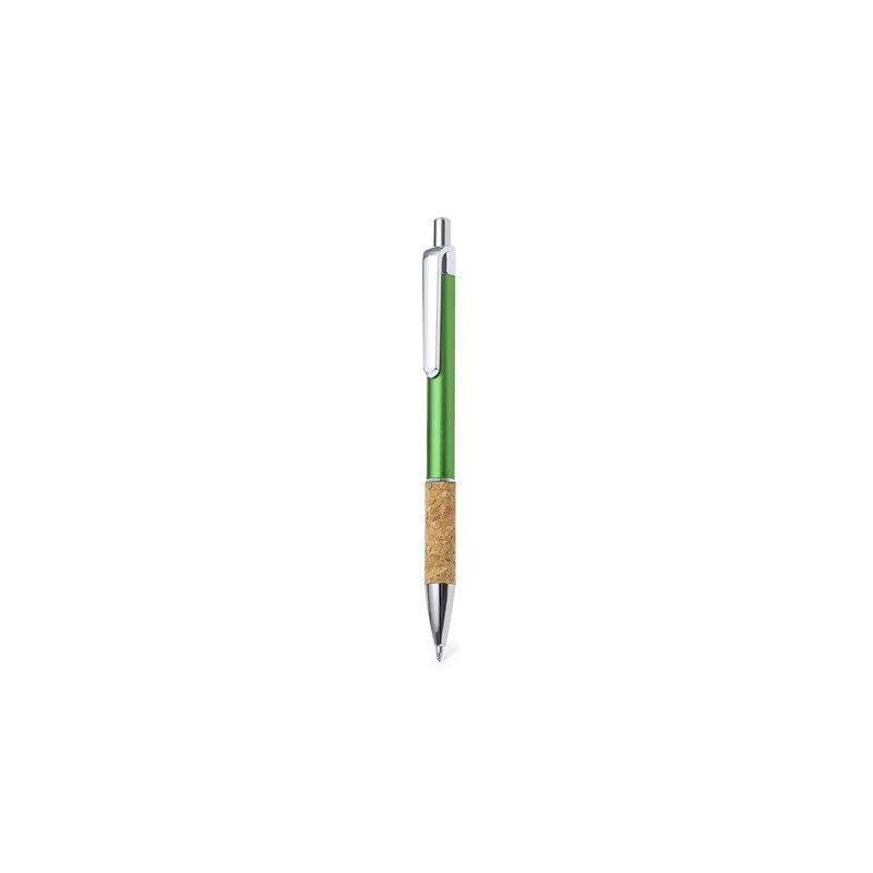 Stylo Bille Éco-responsable Personnalisable de Zenet Matières : liège Couleurs : bleu objet promo petit budget