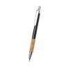 Stylo Bille Éco-responsable Personnalisable de Zenet Matières : liège Couleurs : bleu marquage laser ultra précis