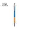 Stylo Bille Éco-responsable Personnalisable de Zenet Matières : liège Couleurs : vert objet promotionnel éco-responsable