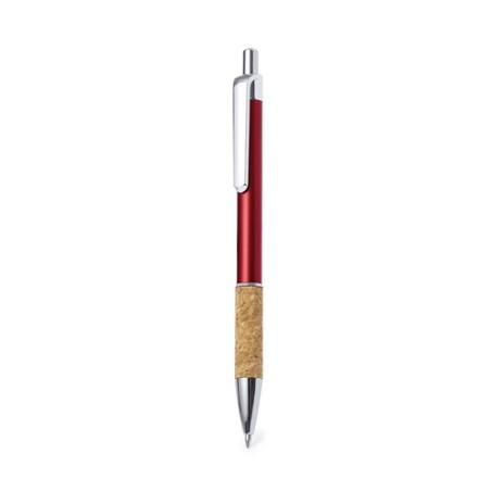Stylo Bille Éco-responsable Personnalisable de Zenet Matières : liège Couleurs : vert personnalisation rapide en France