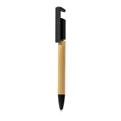 Stylo Éco-responsable Cadeau d'Entreprise en Bambou Zonta Matières : bambou Couleurs : bleu cadeau affaires élégant