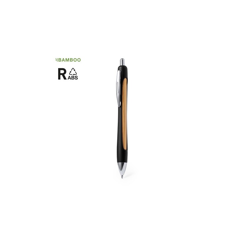 Stylo Éco-responsable Personnalisé Storm Matières : bambou Couleurs : vert cadeau collaborateur premium