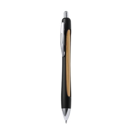 Stylo Éco-responsable Personnalisé Storm Matières : bambou Couleurs : bleu impression haute définition