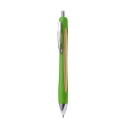 Stylo Éco-responsable Personnalisé Storm Matières : bambou Couleurs : blanc marquage laser ultra précis