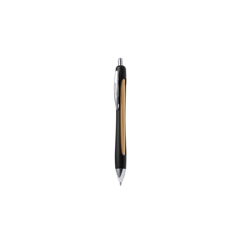 Stylo Éco-responsable Personnalisé Storm Matières : bambou Couleurs : rouge goodies publicitaire durable