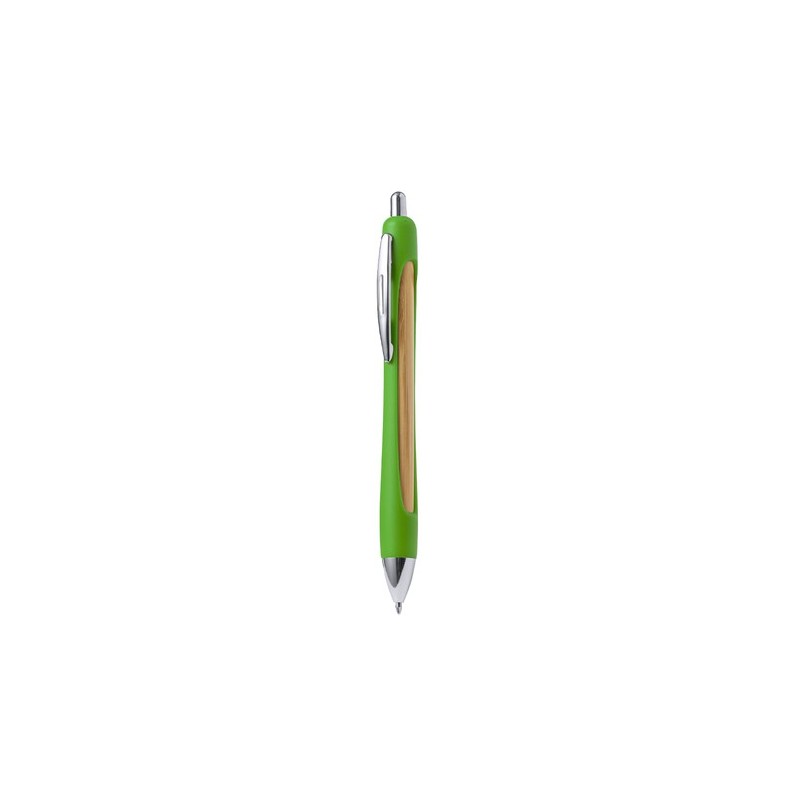 Stylo Éco-responsable Personnalisé Storm Matières : bambou Couleurs : rouge livraison express 24h 48h