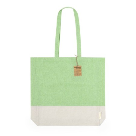 Sac Éco-responsable en Coton Recyclé Publicitaire Kauna Matières : coton recyclé Couleurs : vert
