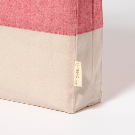 Sac Éco-responsable en Coton Recyclé Publicitaire Kauna Matières : coton recyclé Couleurs : rouge livraison express 24h 48h