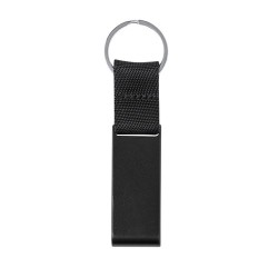 Porte-Clés Personnalisé en Aluminium Recyclé Support Fique Matières : aluminium recyclé  Couleurs : bleu cadeau client original