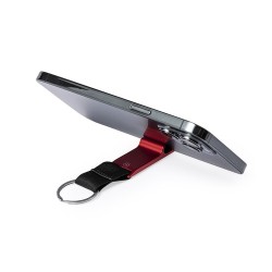 Porte-Clés Personnalisé en Aluminium Recyclé Support Fique Matières : aluminium recyclé  Couleurs : argenté marquage laser ultra