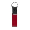 Porte-Clés Personnalisé en Aluminium Recyclé Support Fique Matières : aluminium recyclé  Couleurs : rouge goodies publicitaire é