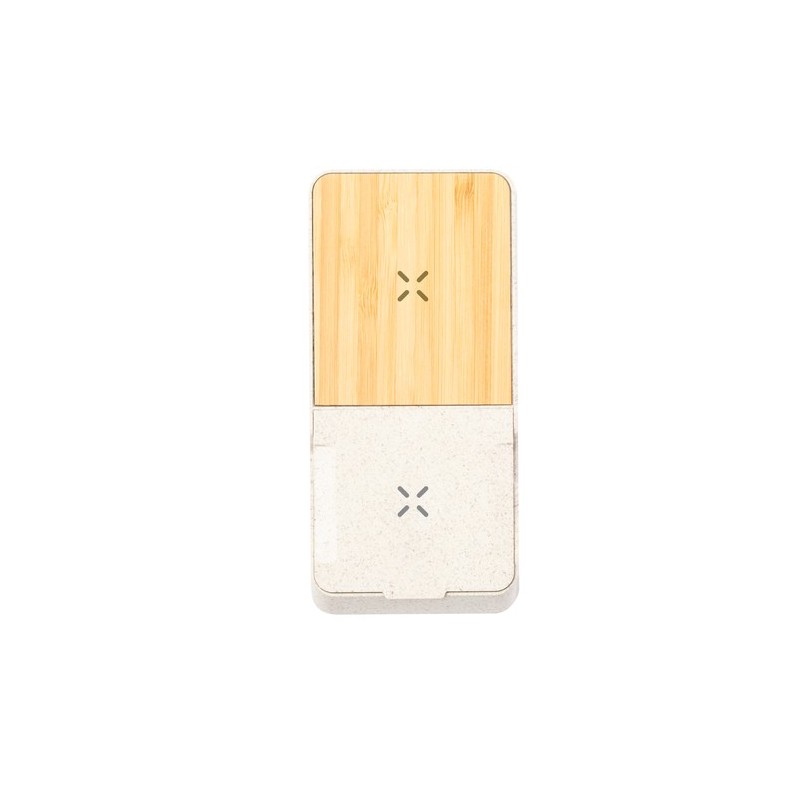Chargeur Éco-responsable et Pratique Sans Fil Personnalisé Barichen Matières : ABS Couleurs : naturel
