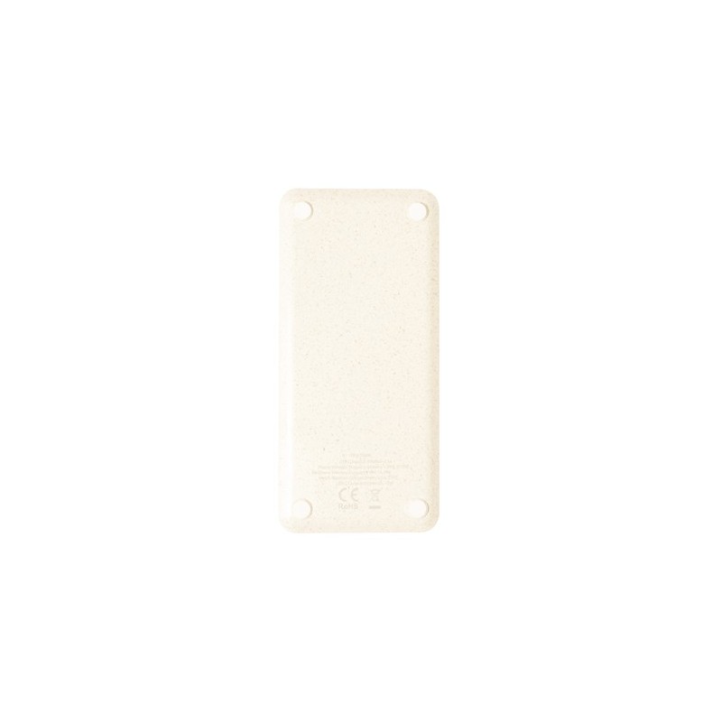 Chargeur Éco-responsable et Pratique Sans Fil Personnalisé Barichen Matières : ABS Couleurs : naturel accessoire événementiel un