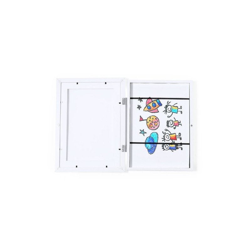Cadre d'Art Personnalisé Élégant et Pratique Oleox pas cher Matières : MDF Couleurs : blanc