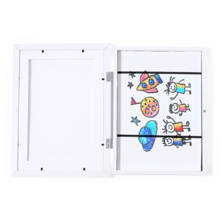 Cadre d'Art Personnalisé Élégant et Pratique Oleox pas cher Matières : MDF Couleurs : blanc