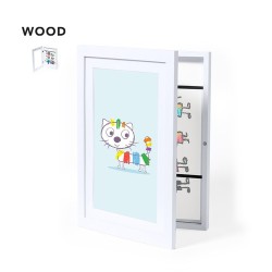 Cadre d'Art Personnalisé Élégant et Pratique Oleox pas cher Matières : MDF Couleurs : blanc 2
