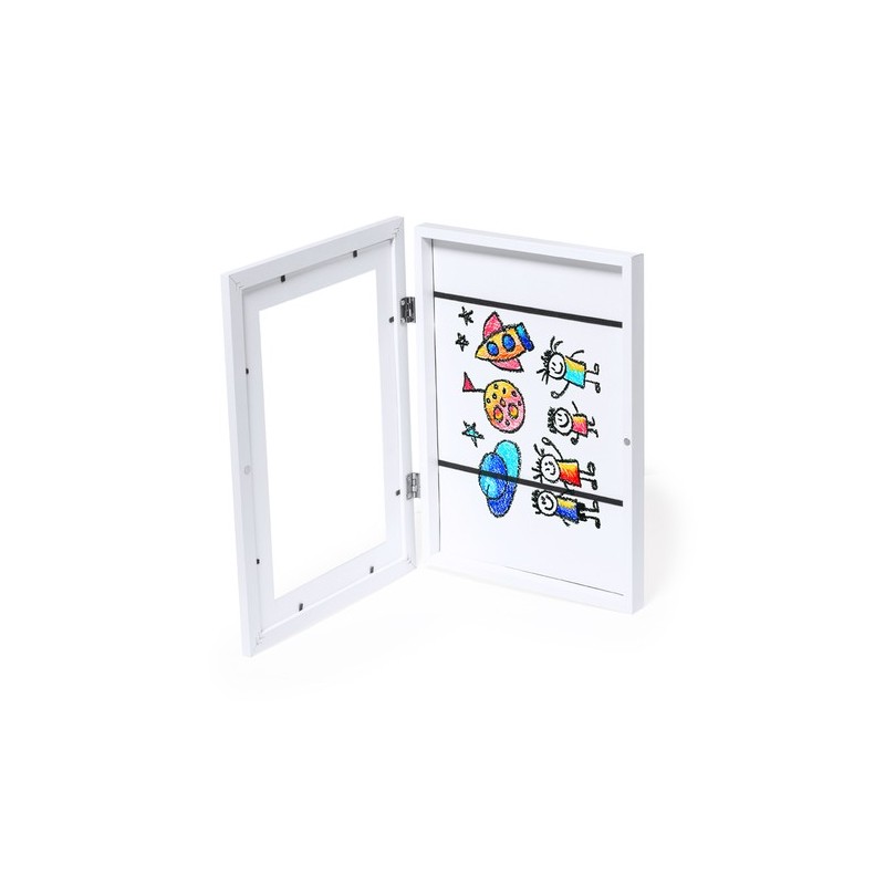 Cadre d'Art Personnalisé Élégant et Pratique Oleox pas cher Matières : MDF Couleurs : blanc cadeau entreprise pas cher
