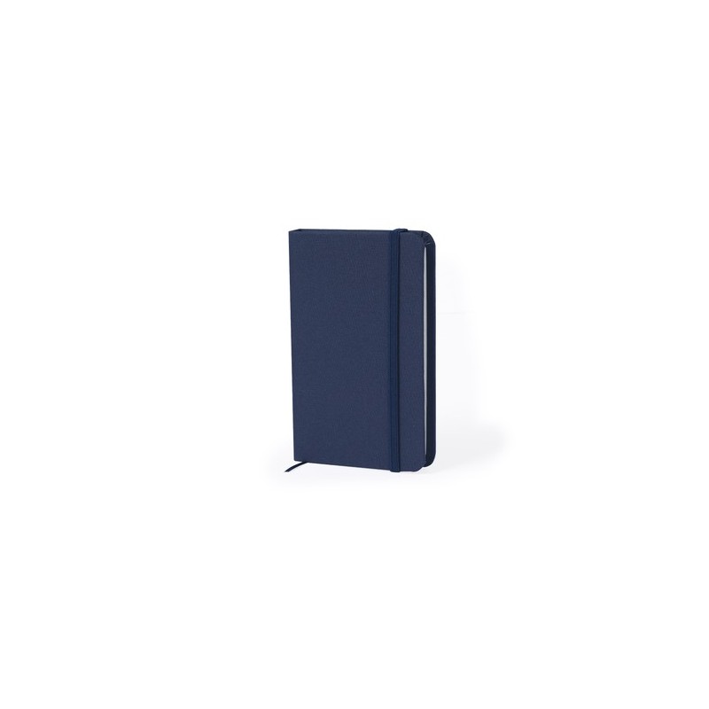 Bloc-Notes Éco-responsable Personnalisé - Pushkin Matières : PET recyclé Couleurs : bleu marine personnalisation rapide en Franc