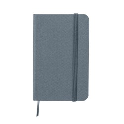 Bloc-Notes Éco-responsable Personnalisé - Pushkin Matières : PET recyclé Couleurs : noir objet promo petit budget