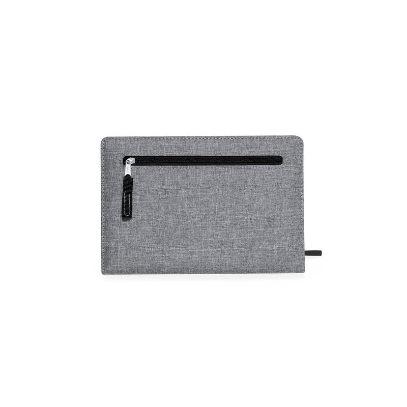 Bloc-notes personnalisé  en RPET - Cesful Matières : PET recyclé Couleurs : gris