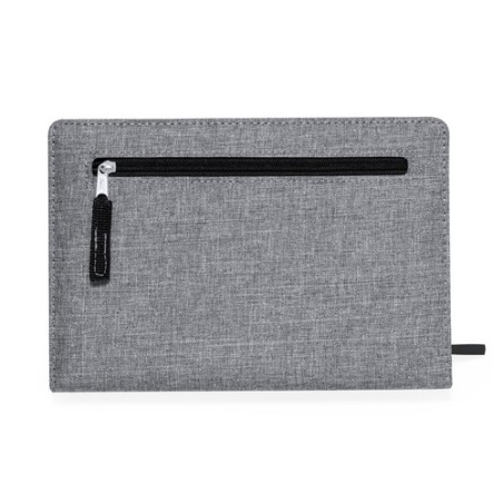 Bloc-notes personnalisé  en RPET - Cesful Matières : PET recyclé Couleurs : gris