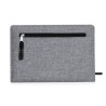 Bloc-notes personnalisé  en RPET - Cesful Matières : PET recyclé Couleurs : gris