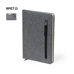 Bloc-notes personnalisé  en RPET - Cesful Matières : PET recyclé Couleurs : gris 2