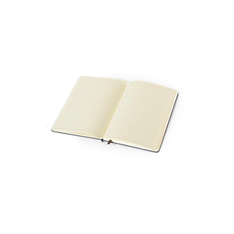 Bloc-notes personnalisé  en RPET - Cesful Matières : PET recyclé Couleurs : gris impression haute définition