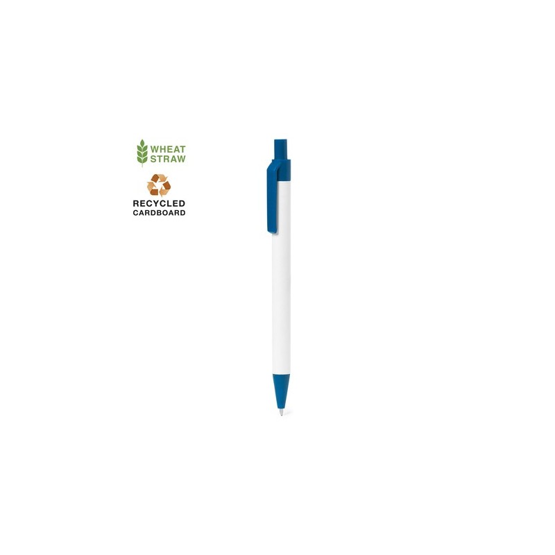 Stylo Bille Personnalisable Éco-responsable - Cezon Matières : carton recyclé Couleurs : vert livraison express 24h 48h