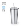 Mug Isotherme Personnalisé Éco-responsable - Verre Thermique Moder pas cher Matières : acier inoxydable Couleurs : argenté perso