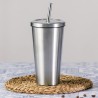 Mug Isotherme Personnalisé Éco-responsable - Verre Thermique Moder pas cher Matières : acier inoxydable Couleurs : argenté impre