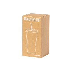 Mug Isotherme Personnalisé Éco-responsable - Verre Thermique Moder pas cher Matières : acier inoxydable Couleurs : argenté marqu