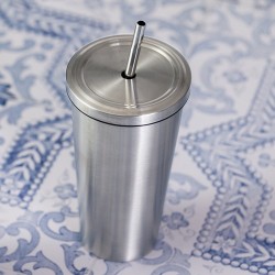 Mug Isotherme Personnalisé Éco-responsable - Verre Thermique Moder pas cher Matières : acier inoxydable Couleurs : argenté cadea