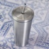 Mug Isotherme Personnalisé Éco-responsable - Verre Thermique Moder pas cher Matières : acier inoxydable Couleurs : argenté cadea