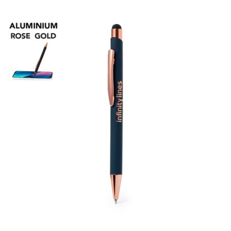 Stylet Bille Multifonction Personnalisé Taulf Matières : caoutchouc Couleurs : gris livraison express 24h 48h