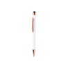 Stylet Bille Multifonction Personnalisé Taulf Matières : caoutchouc Couleurs : blanc cadeau entreprise pas cher