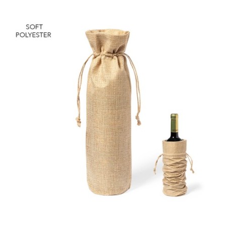 Sac Personnalisé Élégance Naturelle pour Bouteilles Pas Cher - Plesnik Matières : polyester cadeau entreprise pas cher