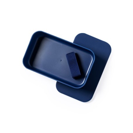 Gamelle sans BPA personnalisée pas cher - Sandix Matières : polypropylène (PP) Couleurs : bleu marine marquage couleur éclatante