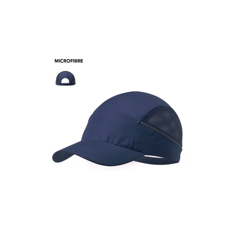 Casquette Personnalisée Publicitaire Isildur Matières : microfibre Couleurs : bleu livraison express 24h 48h