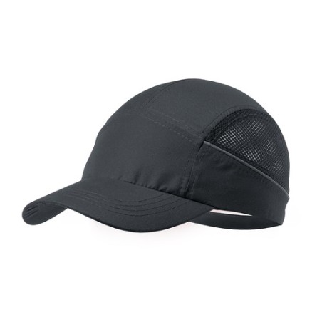 Casquette Personnalisée Publicitaire Isildur Matières : microfibre Couleurs : noir objet publicitaire robuste