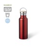 Bidon Thermique Personnalisé Luxe Naxel pas cher Matières : bambou Couleurs : noir objet promotionnel éco-responsable