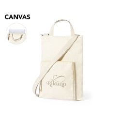 Housse Personnalisée Pratique pour Ordinateur Portable - Leduc Matières : toile Couleurs : naturel 2