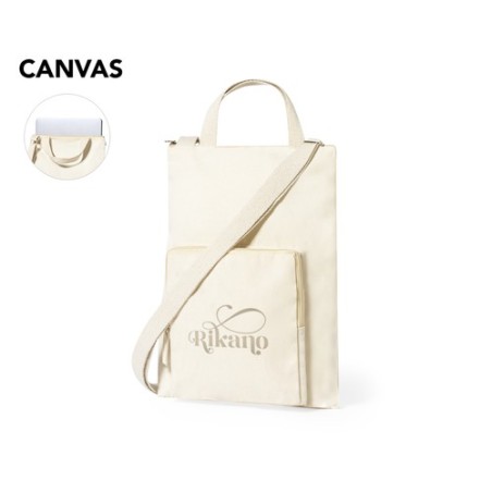Housse Personnalisée Pratique pour Ordinateur Portable - Leduc Matières : toile Couleurs : naturel personnalisable avec votre lo
