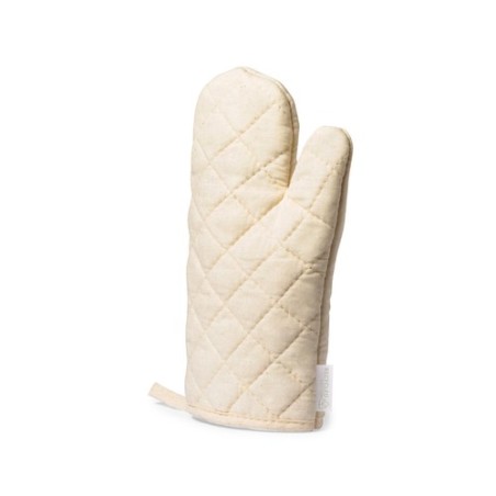Gant de Cuisine Éco-responsable en Coton Recyclé Personnalisé - Cafar Matières : coton recyclé Couleurs : naturel cadeau collabo